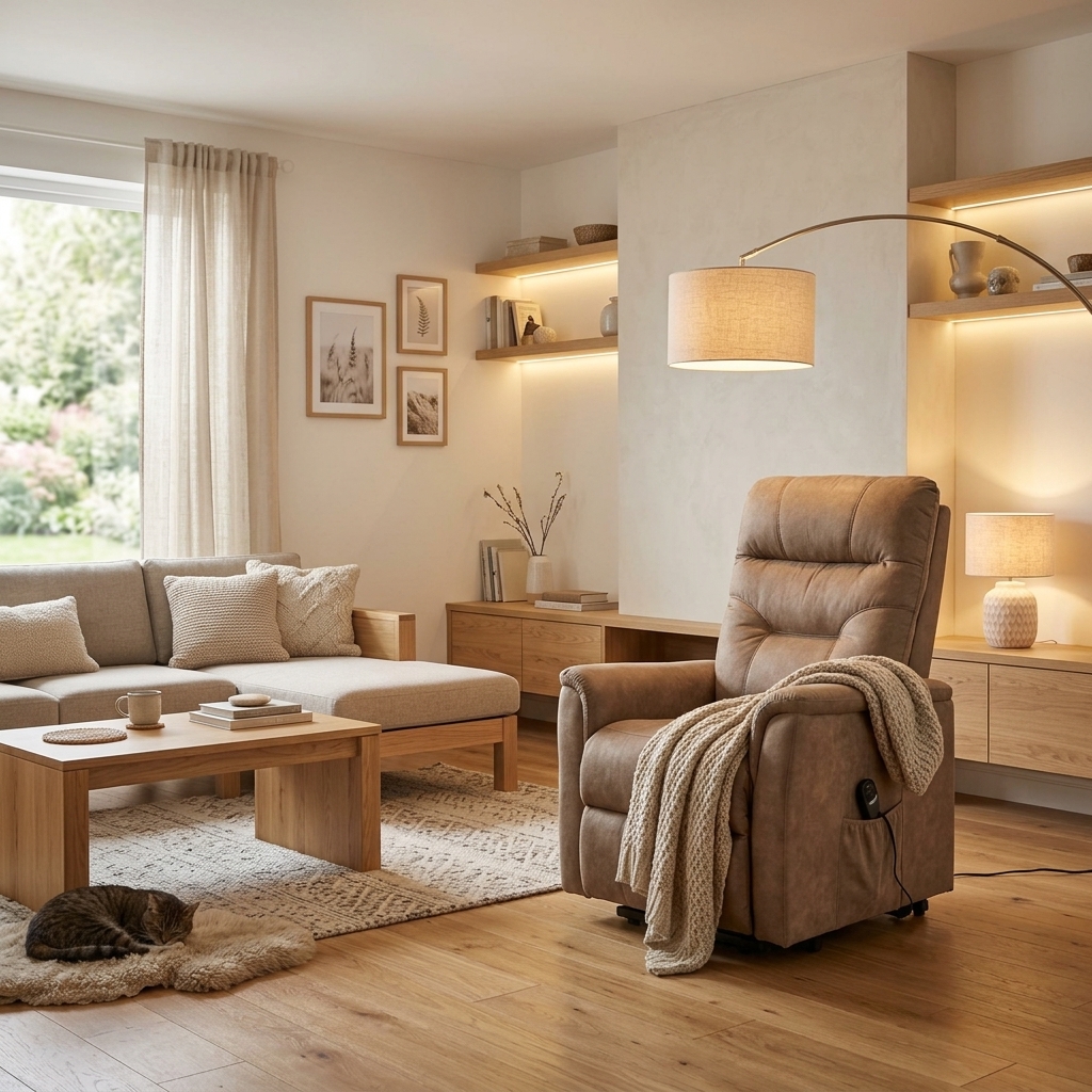 Sfeervol interieur met de comfortabele Sta-op Stoel Dordrecht