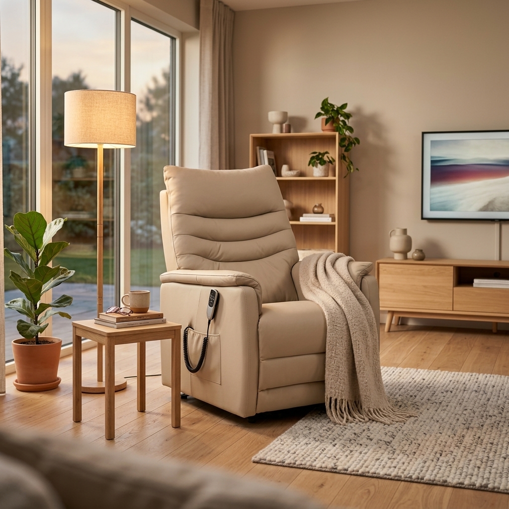 Luxe lederen interieur met de Sta-op Stoel Rotterdam