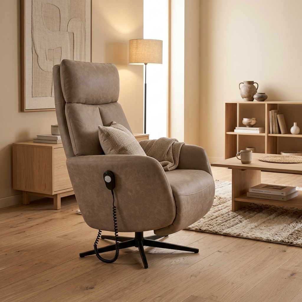 Modern interieur met de draaibare Sta-op Stoel Zwijndrecht